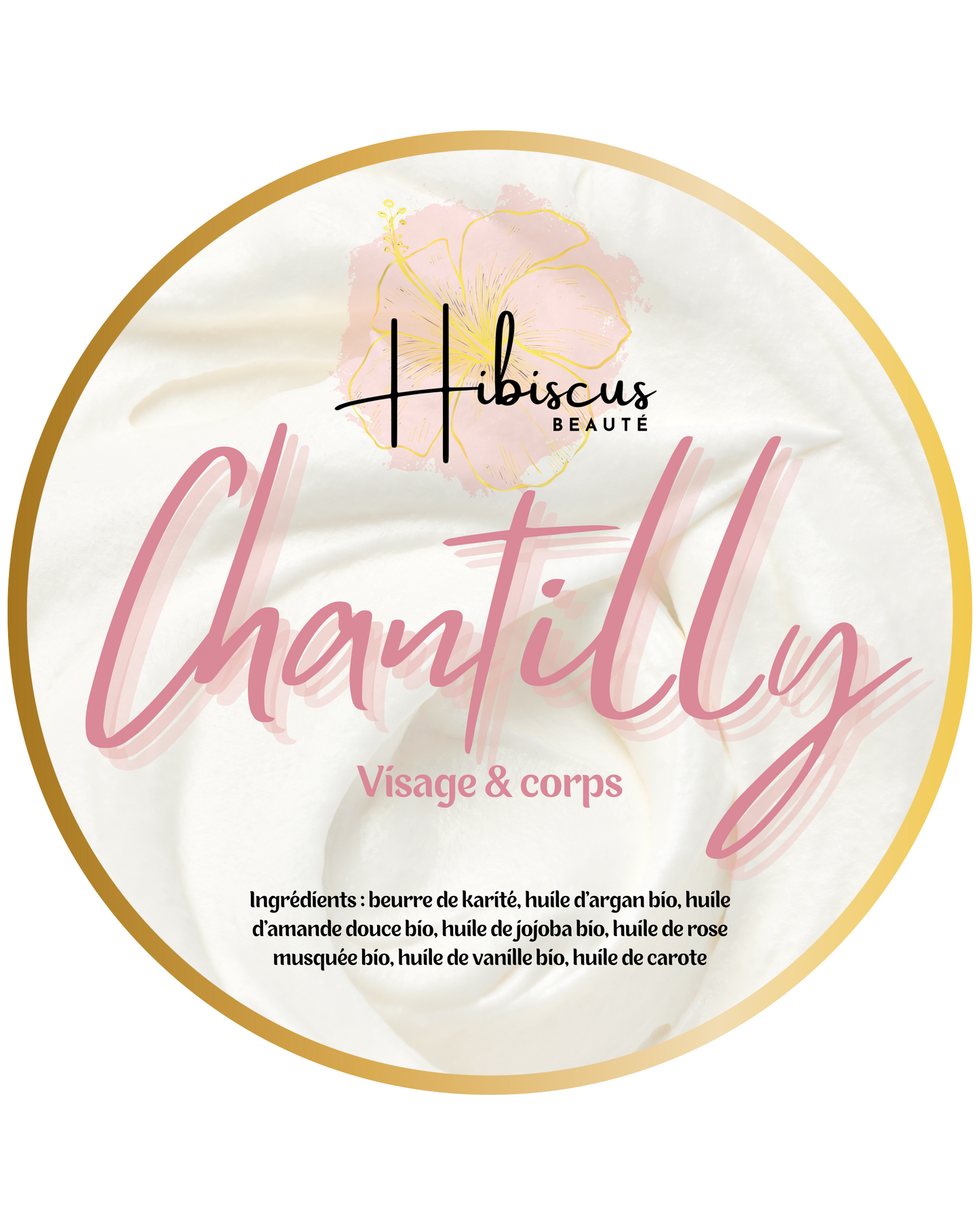 Chantilly visage & corps